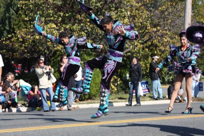 Costumed International Dancers entertain at the Annandale Parade